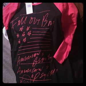 Fall Out Boy raglan tee